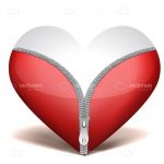 Heart with Zipper